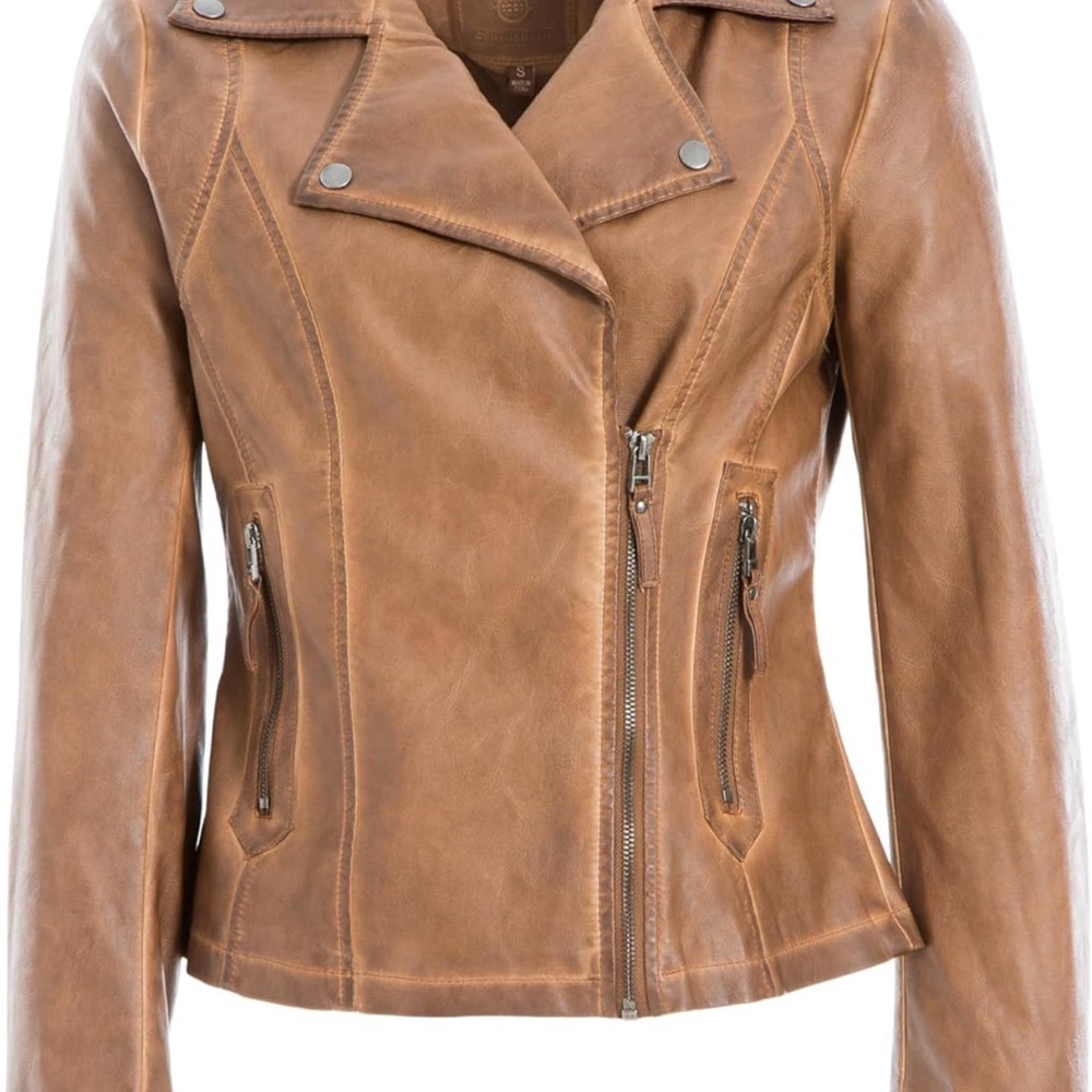 Max Studio faux leather jacket (NWT)
